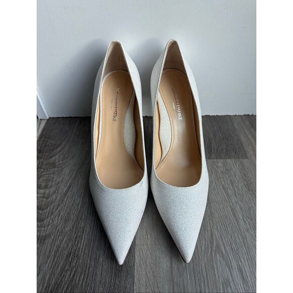 MARION PARKE Classic Pointed Toe Glitter High Heel Pumps EU39.5/US9.5 $550 - Picture 3 of 12